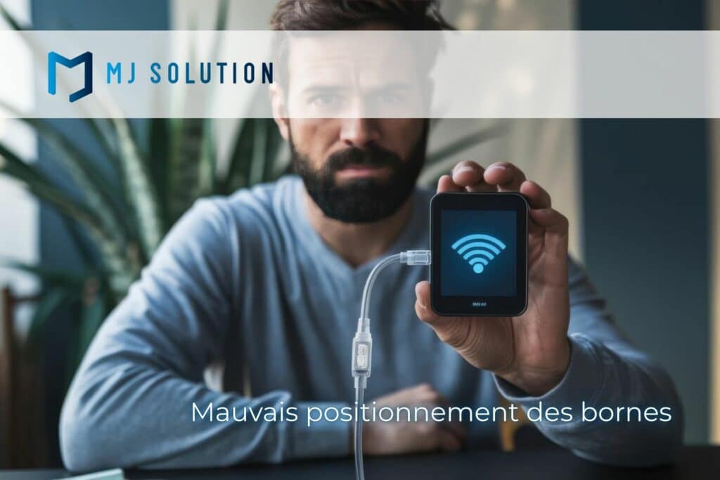 Mauvais positionnement des bornes