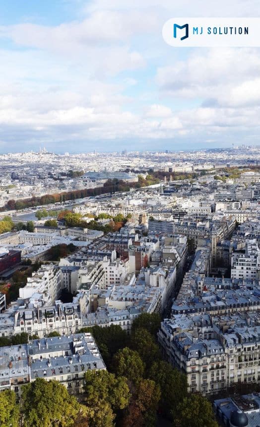 Paris ile de france vue du ciel