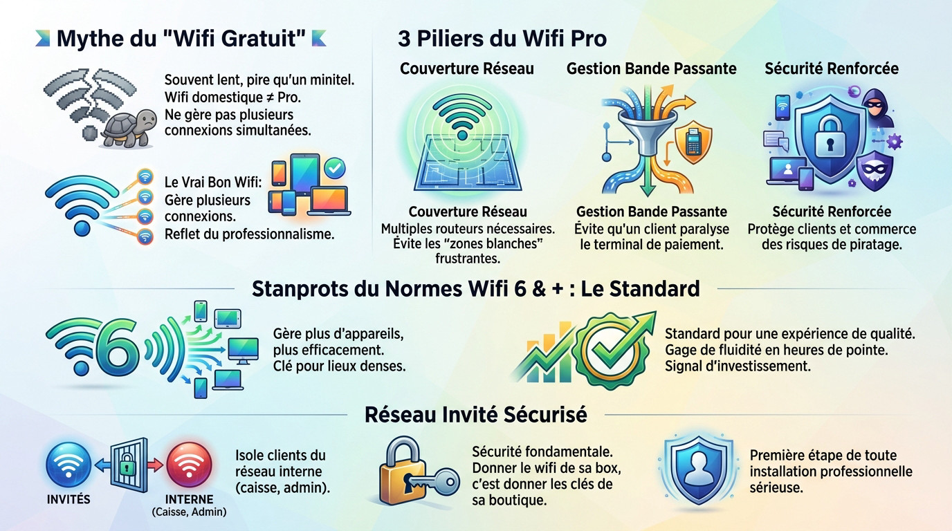 Installation wifi professionnelle performante pour salon de thé et café à Paris