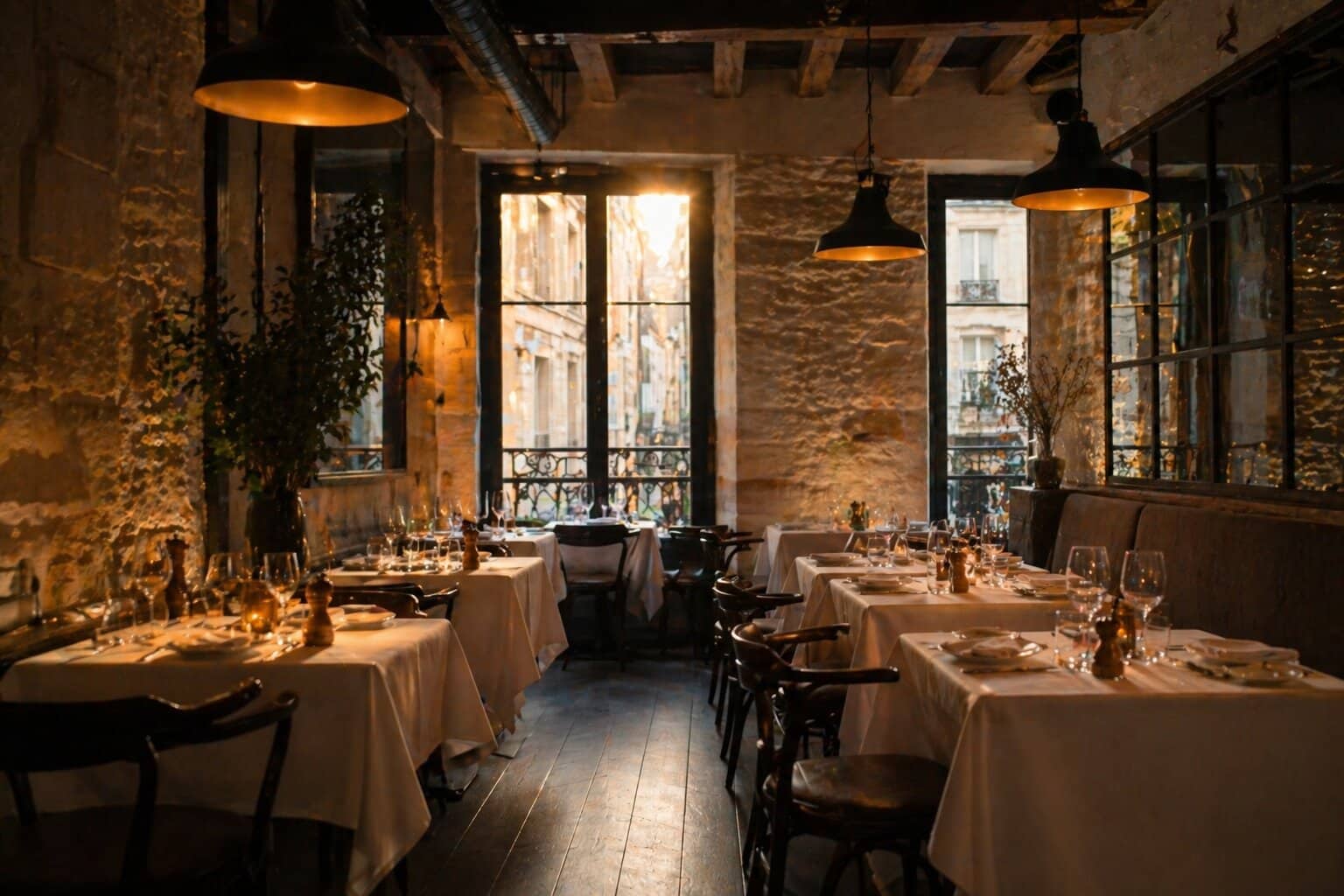 Restaurant bistronomique parisien équipé en wifi pro