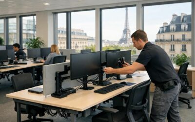 Installation poste de travail : ergonomie et déploiement à Paris