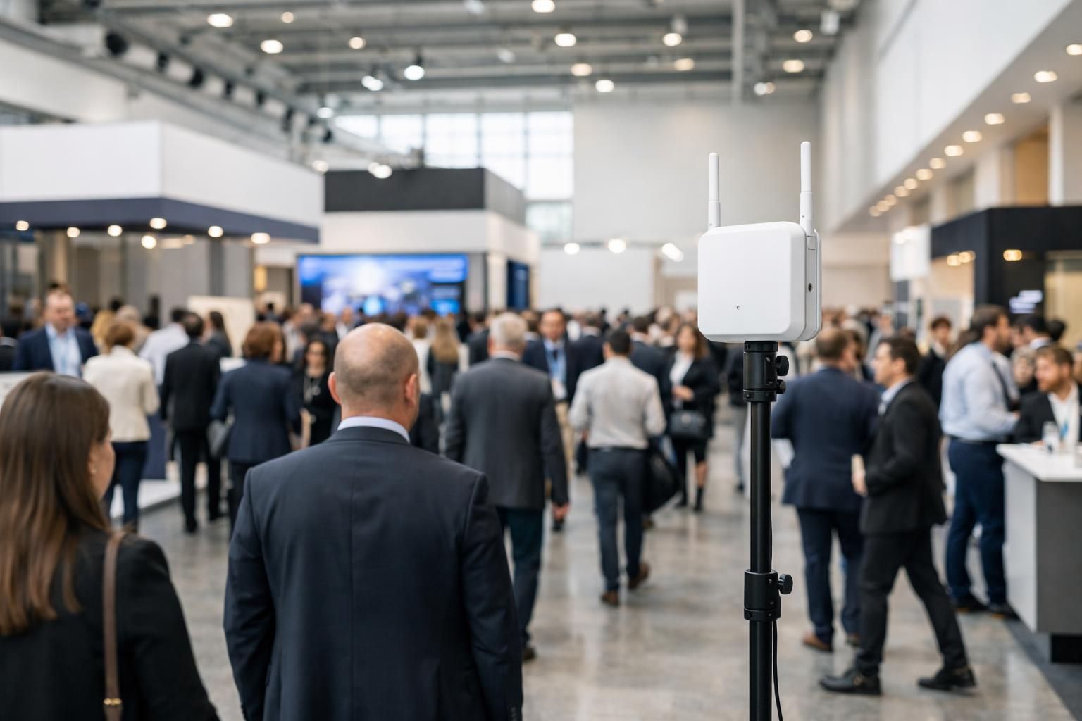 WiFi événementiel salon professionnel Salon professionnel connecté avec réseau WiFi événementiel haute densité