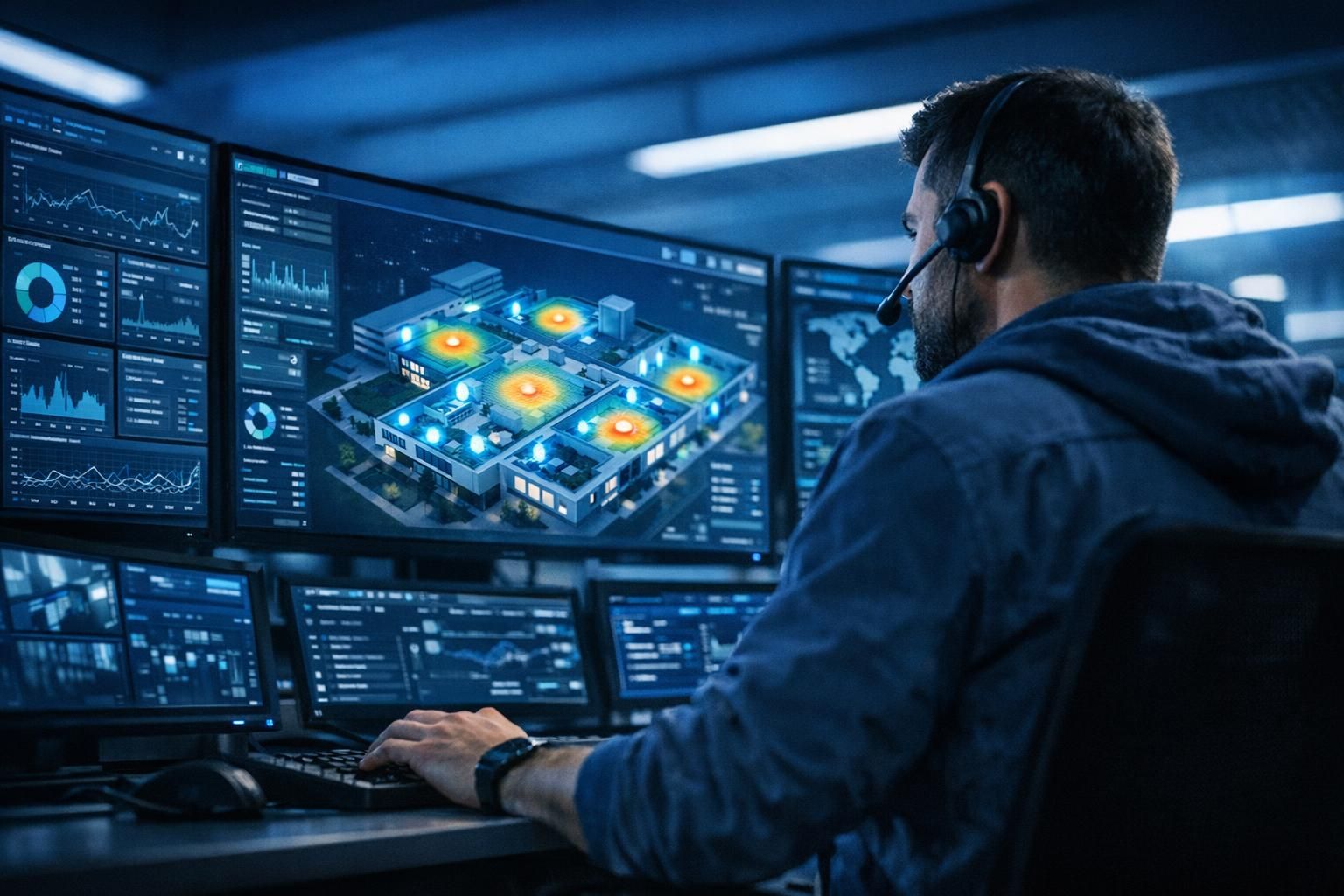 Supervision d'un réseau WiFi d'entreprise sécurisé dans le Val-d'Oise